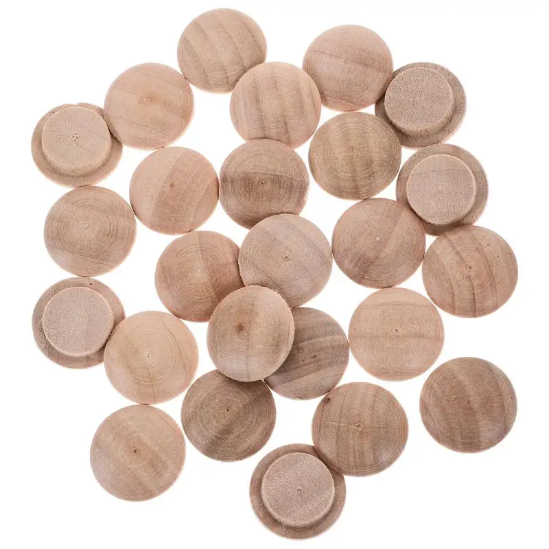 Description Picture 6 of itemPack of Mushroom Plugs Screw Hole Cover Button Plug Stair Plug Wood Hole Plugs Furniture Plug 20*15mm