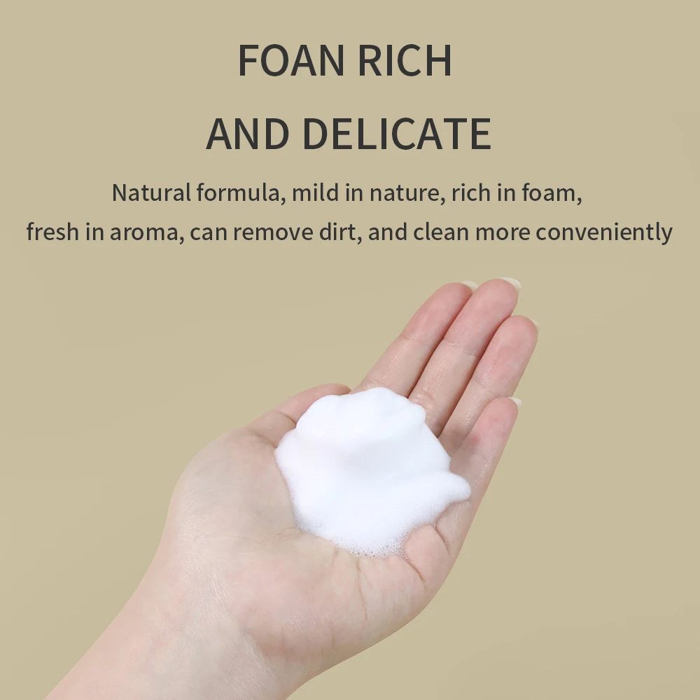 GLAMLASH  5Pcs 5ml Eyelash Foam Cleanser For Lash Extension Shampoo Concentrated With Empty Bottle 4