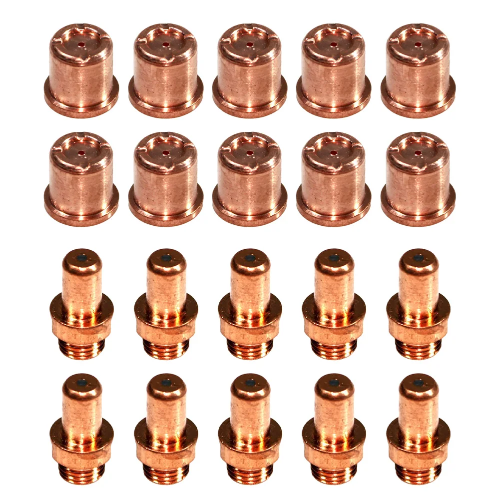 20 Pz 1396 Elettrodi 1402 Ugelli Per Cebora Cp-70 Plasma Cutter Torch Tips Strumento Di Saldatura Torcia Da Taglio