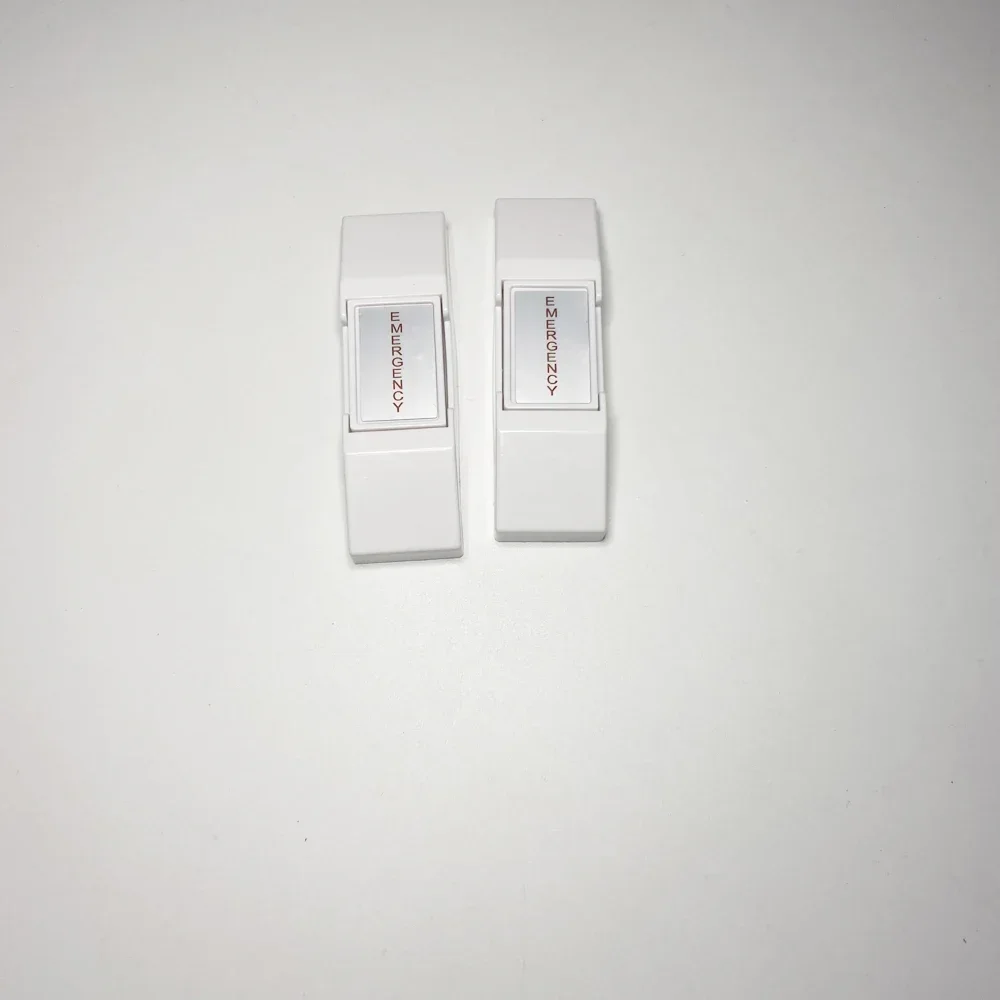 10Pcs Small Emergency Button for Security Alarm System NC/NO Dry Contact Output Wire Panic Switch Disable People Calling