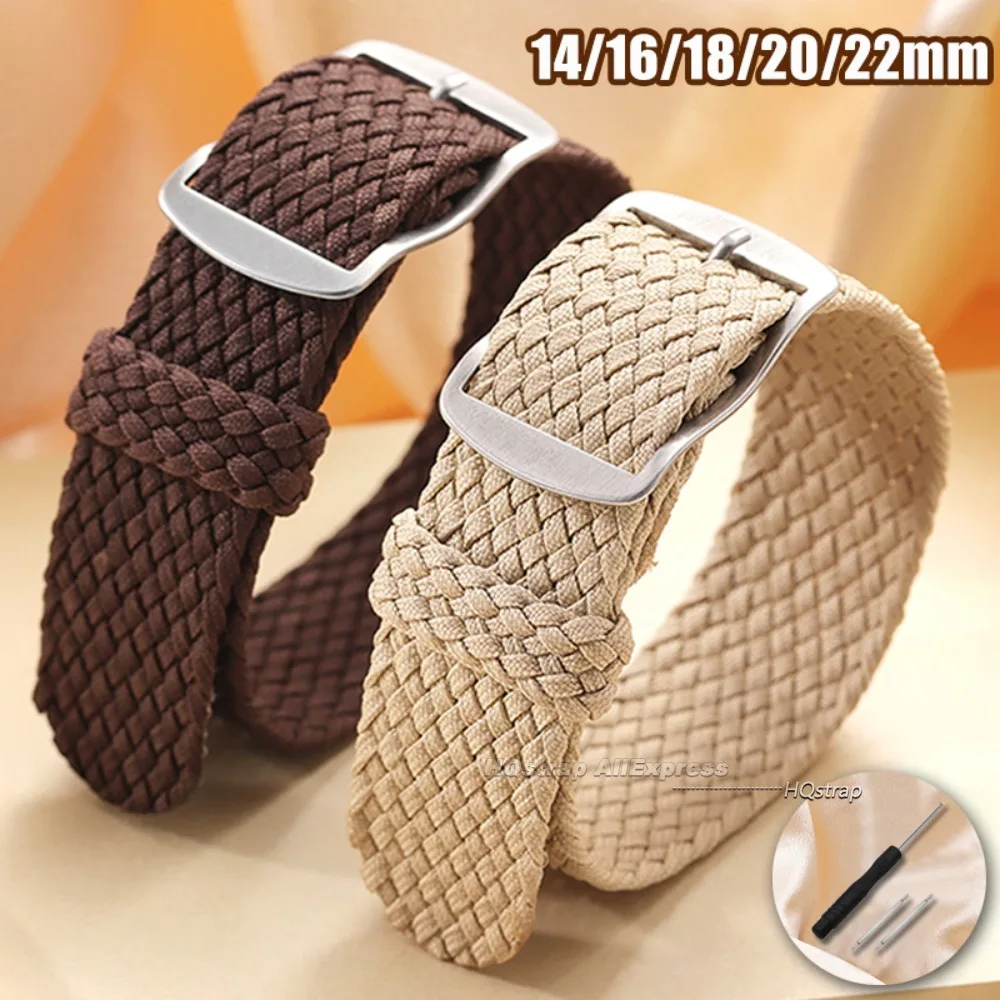 Universal Sport Nylon Woven Canvas Watch Band Bracelet