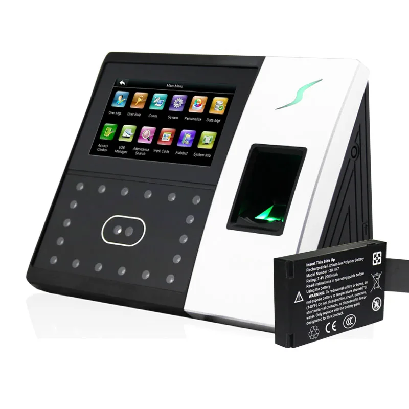 Original Iface702 Biometrische Fingerprint Gesicht Gesichts Anerkennung Zeit Teilnahme Back Up Batterie TCP/IP Tür Access Control