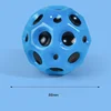 Kids High Resilience Hole Ball Soft Bouncy Ball Anti-fall Moon Shape Porous Bouncy Ball Outdoor Sport Toy Ergonomic Squeeze Toys 2