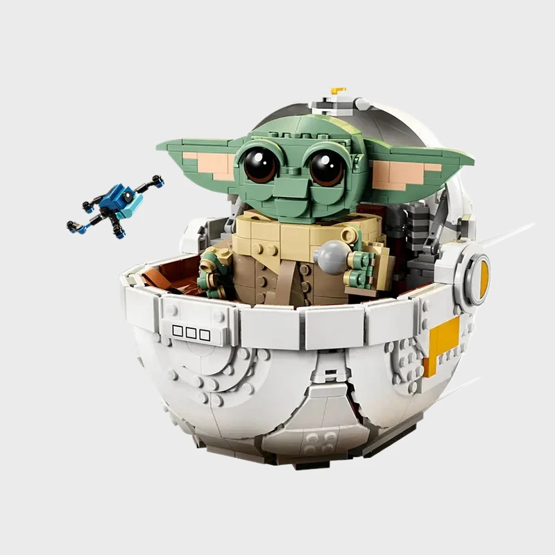 Grogu w wózku z klocków za $40.87 / ~159zł Grogu w wózku z klocków za $40.87 / ~159zł