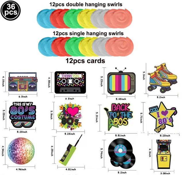 Home Parties 80s | 80s Party Decoration Diy | 80 Retro Theme Party - Party  & Holiday Diy Decorations - Aliexpress