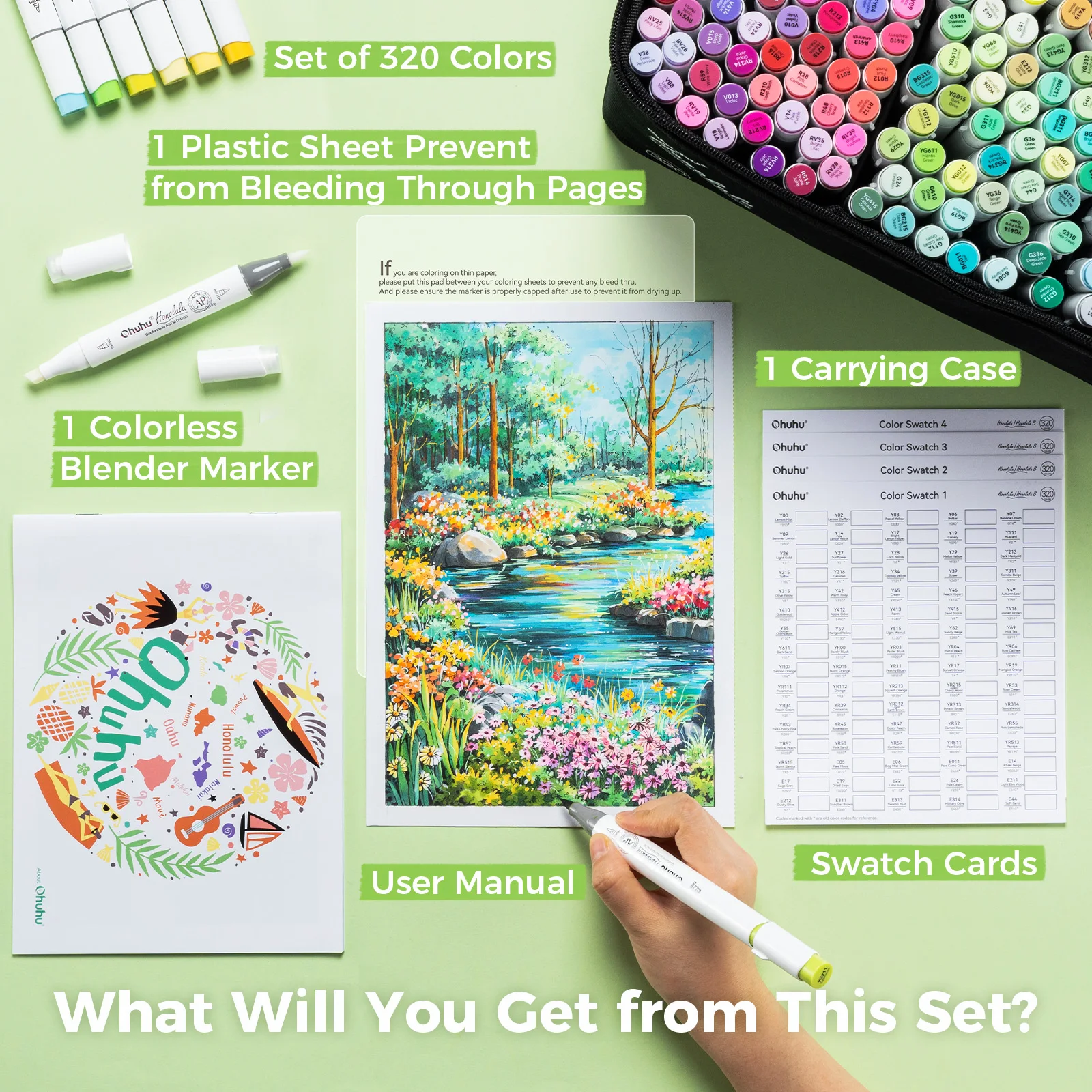 オフーフ　Ohuhu マーカーセット オフーフ Ohuhu マーカーセット - メルカリ