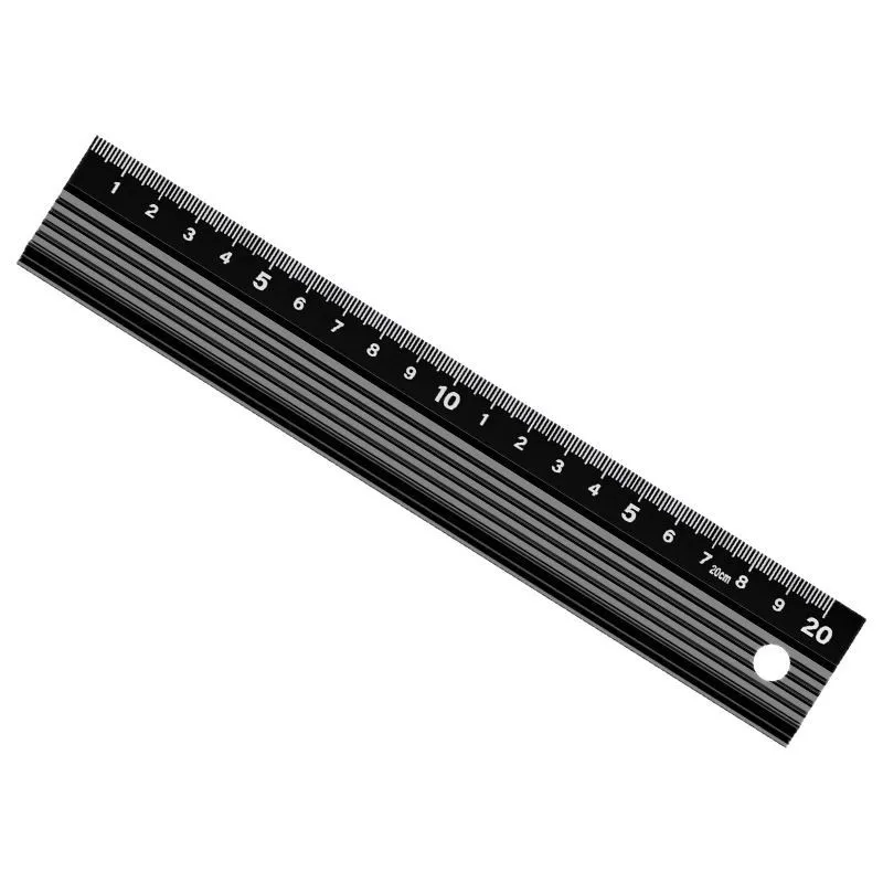 20-100cm 알루미늄 합금 자, 광고용 절단 보호 자, 두꺼운 드로잉 아트 자, 가이드 자, 귀여운 용품 자