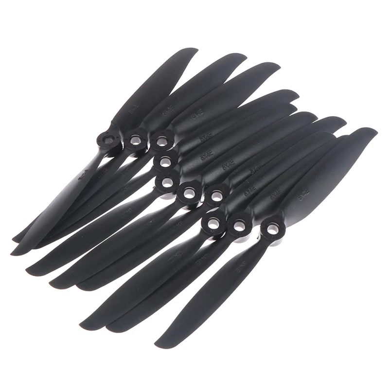 10 шт. высококачественные пропеллеры 6040 6x4E подходят для скоростного бесщеточного двигателя 2450 Hihg для радиоуправляемого самолета квадрокоптера