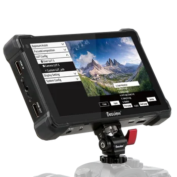 Desview 카메라 필드 모니터, HD 터치 스크린, IPS 카메라 모니터, HDMI 3G-SDI 입력/루프아웃, R7III, R7SIII, 7 인치, 4K, 60HZ, 2800nits