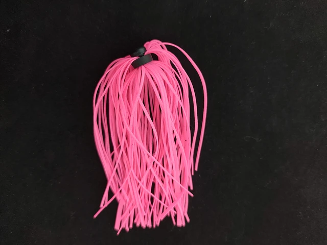 Silicone Fishing Accessories, Spinnerbait Pink Skirts