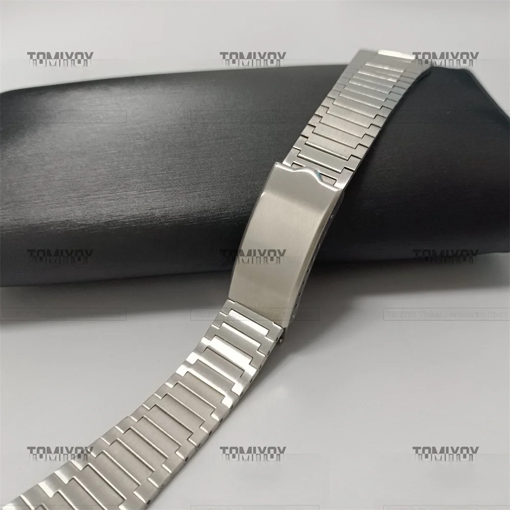 Bracciale In Acciaio Inossidabile Solido Da 22.5Mm/11Mm Adatto Per Omega Ippocampo Series 1970 Orologio Meccanico Automatico Da Uomo Classico