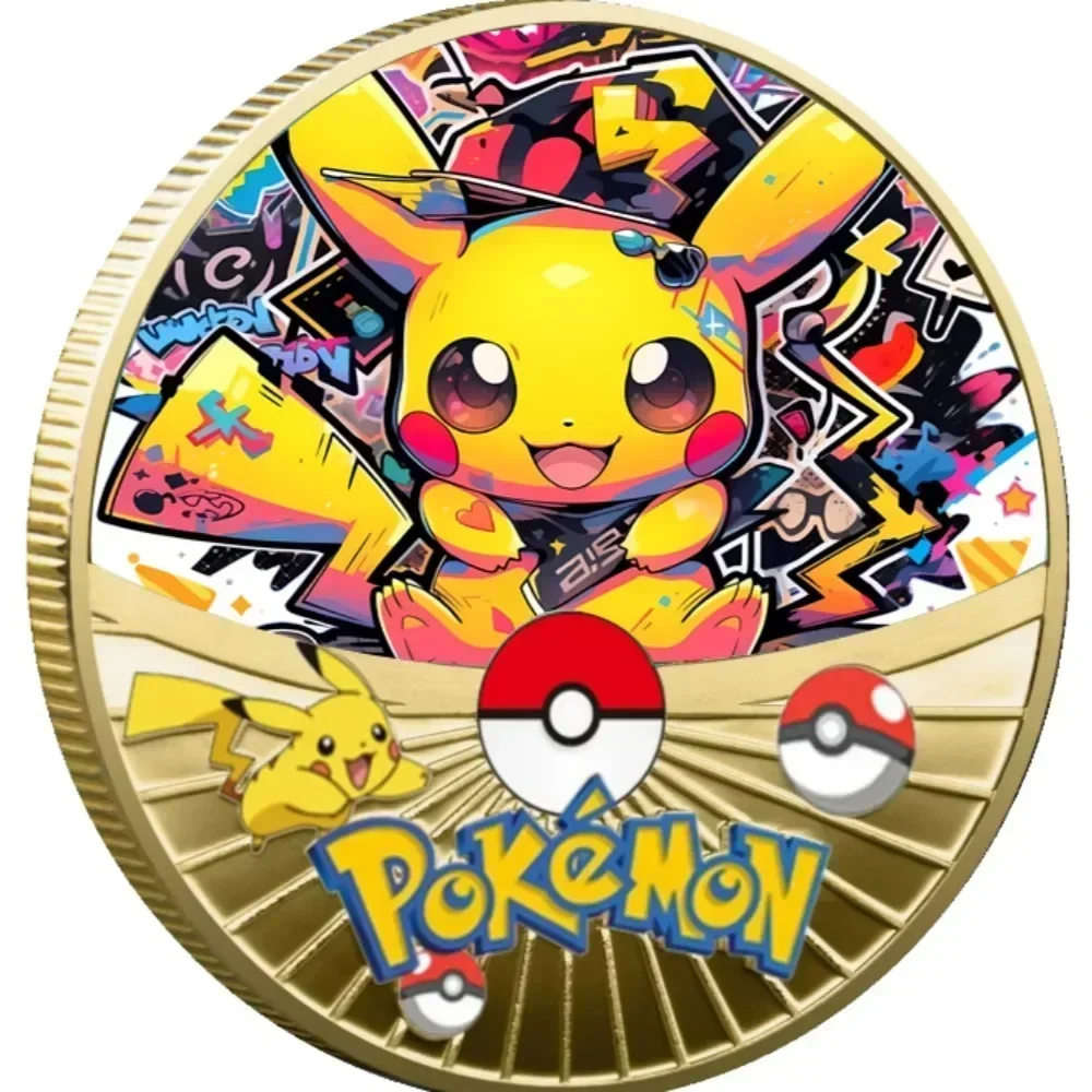新しいポケモンゴールドコインメタルセットピカチュウリザードン