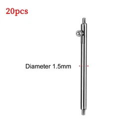 20 - Piece Stainless Steel Quick Release Watchband Link Pins Set - 18mm (20pcs 1.5mm)