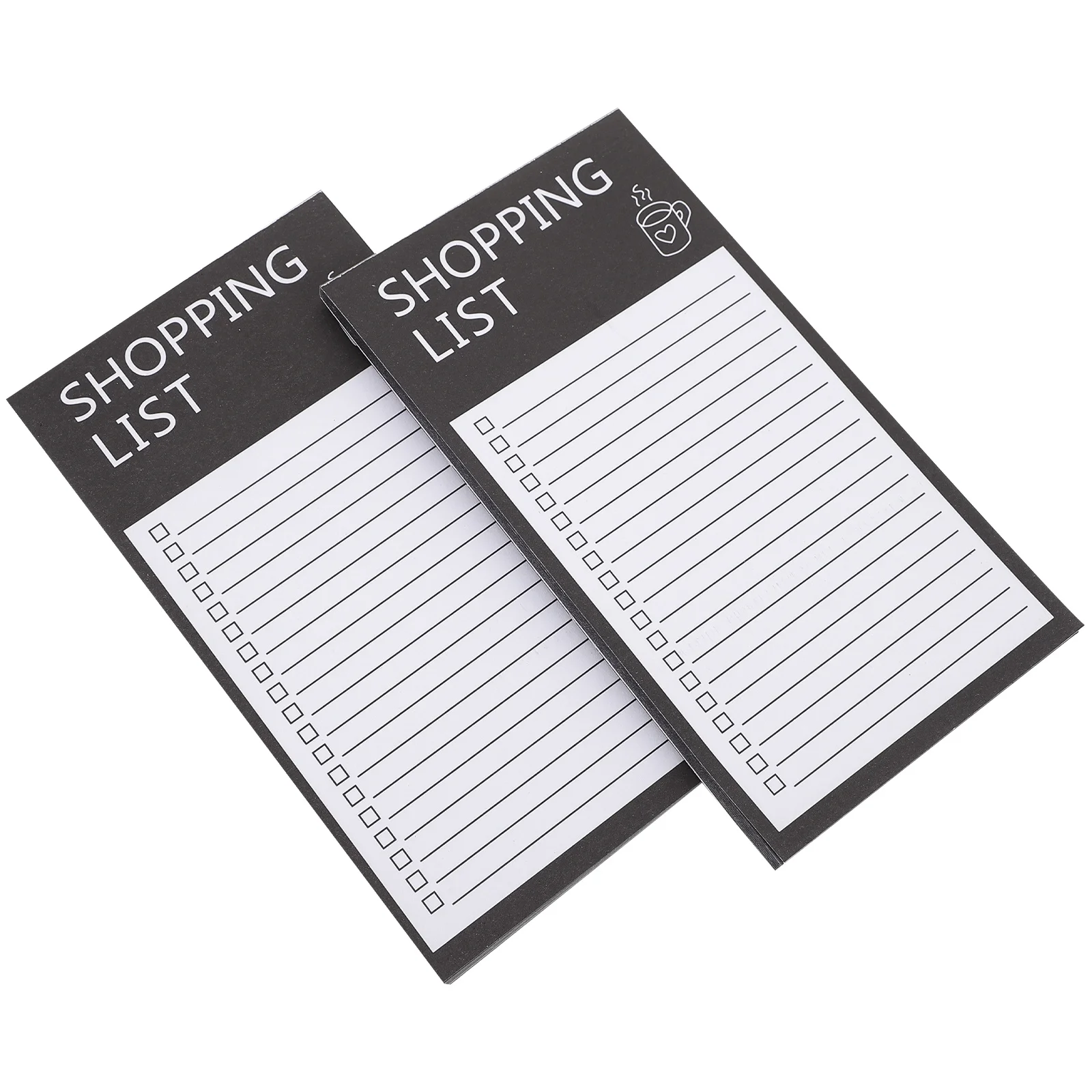 2 Books Refrigerator Magnetic Note Pad Shopping Magnets List Paper Weekly Grocery Notepad