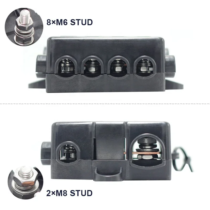 Power Distribution Busbar 5 Ways MIDI Way MEGA Holder Fuse Box For Car Automotive Boat fuse boxes car fuse holder fuse holder fuse adapter holder