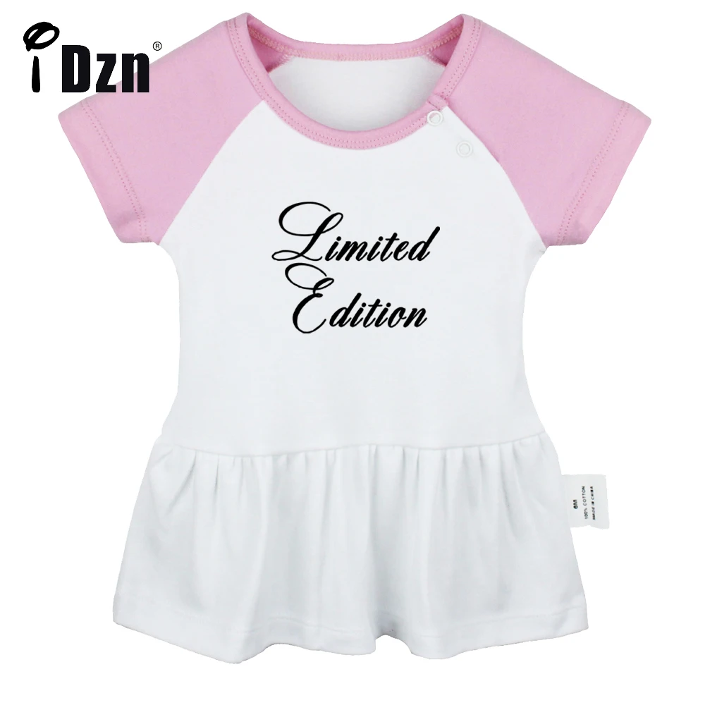 

iDzn Summer NEW Limited Edition Baby Girls Cute Short Sleeve Dress Infant Pleated Dress Soft Cotton Dresses Clothes