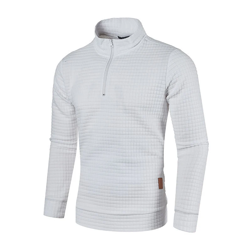 New Men Sweatshirts Spring Thicker Pullover Half Zipper Pullover for Male Hoody Outdoor Sweatshir Autumn Turtleneck Sweatshirt