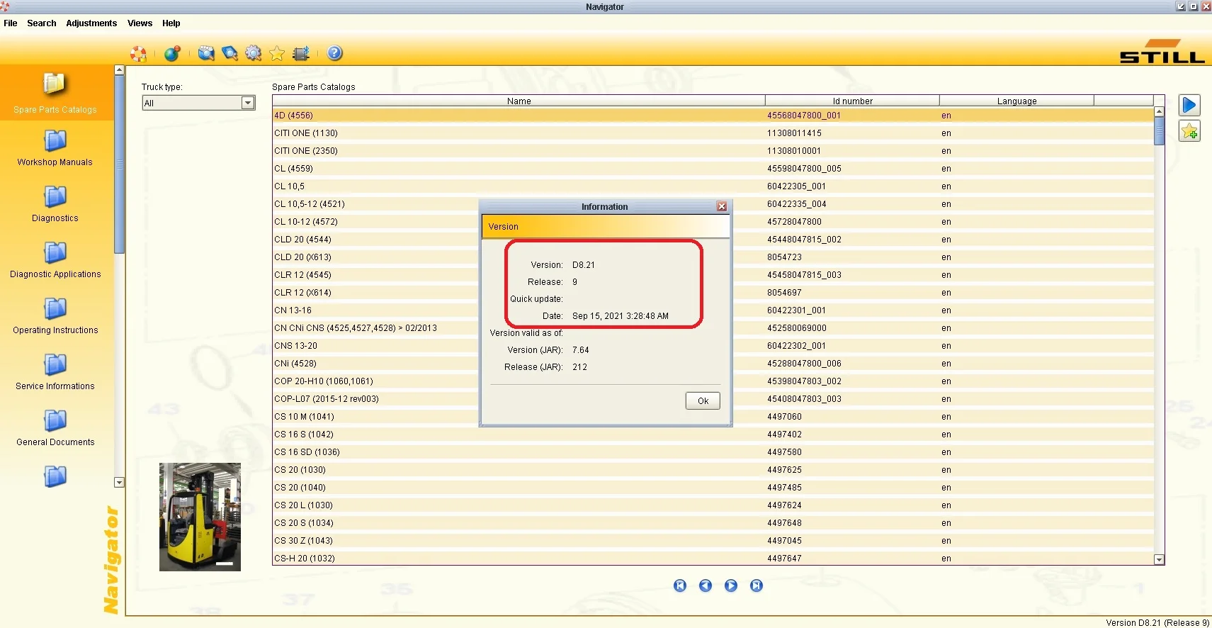 

New STILL STEDS 8.21 R9 [09.2021] PARTS & REPAIR +time Patch+keygen