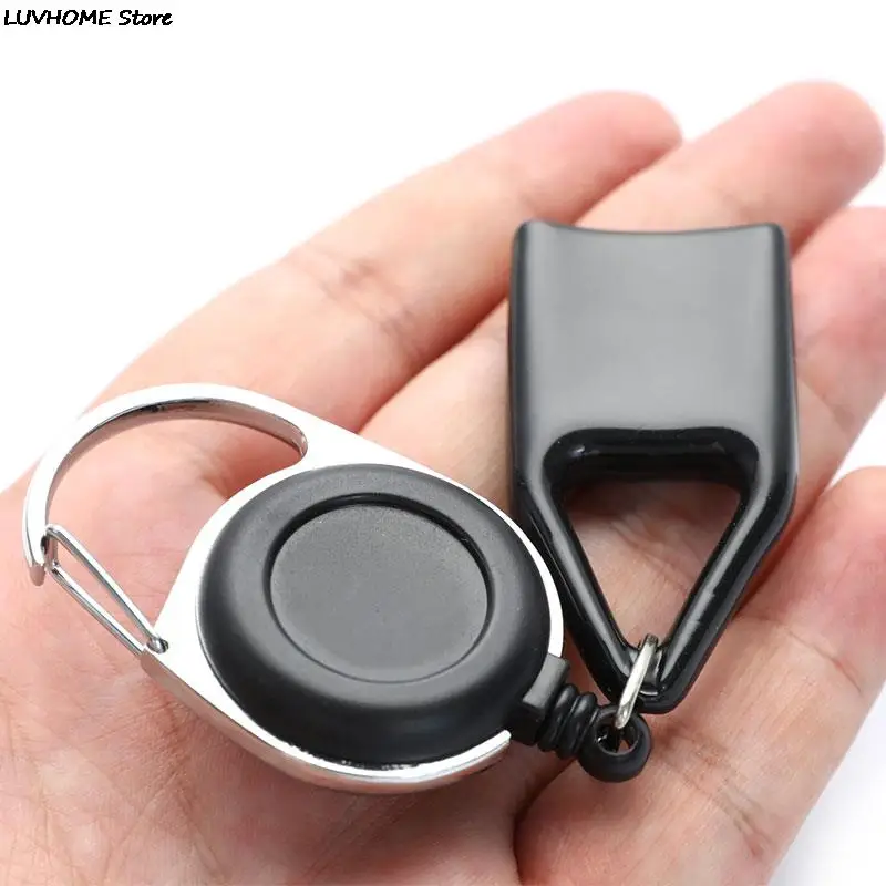 Silicone Sticker Lighter Leash Safe Stash Clip Retractable Keychain Holder Cover Smoking Accessories kitchen gadgets