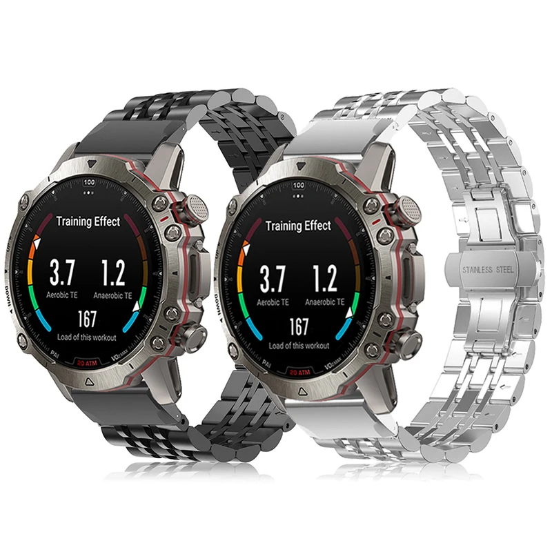 

22mm Metal Strap for New Amazfit Falcon Smartwatch Quick Release Bracelets Correa For amazfit falcon Stainless Steel Watch Band