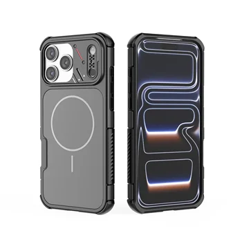 For Magsafe Charging Shockproof Case for Iphone 17 Pro Max 16 Pro Iphone16 Iphone17 Fall Protection Back Cover Funda Coque 1