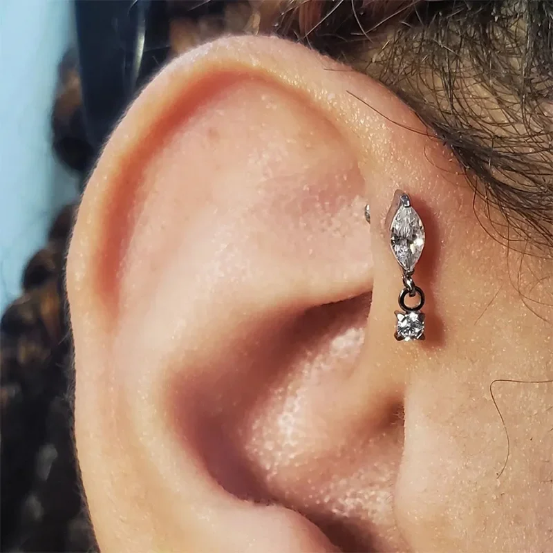 Cubic Zirconia Ear Jewelry