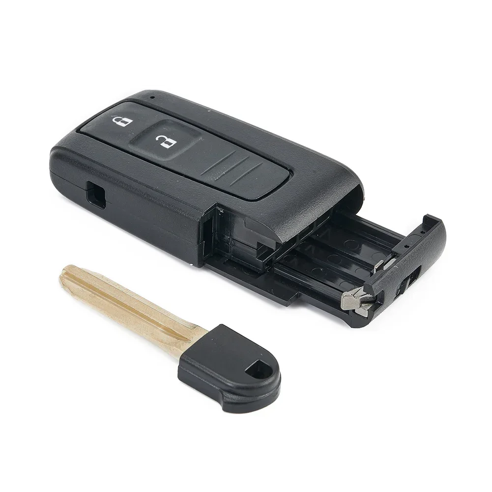 Key Shell 1set for Toyota Prius 2004-2009 2 Button Replacement Damaged Key Fob Uncut Blade
