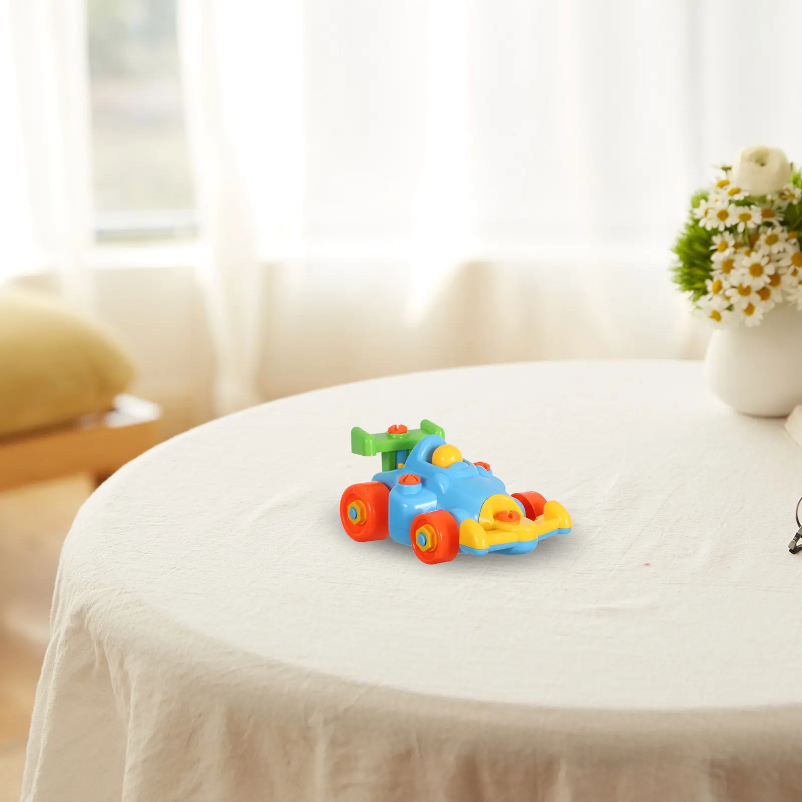 카트 조립 3D 퍼즐 무작위 색상 교육용 DIY 조립 조기 학습 게임은 기술을 향상시킵니다. 색상 모양 인식