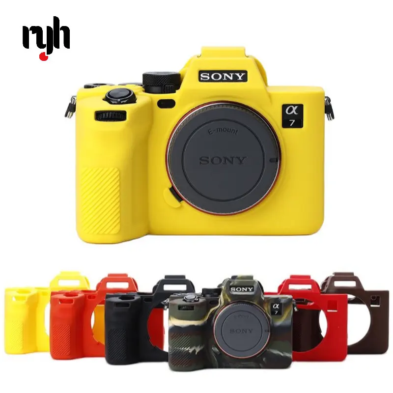 Silicone Armor Skin Camera Case Body Cover Protector For Sony A7Iv/A74/A7M4 Digital Camera