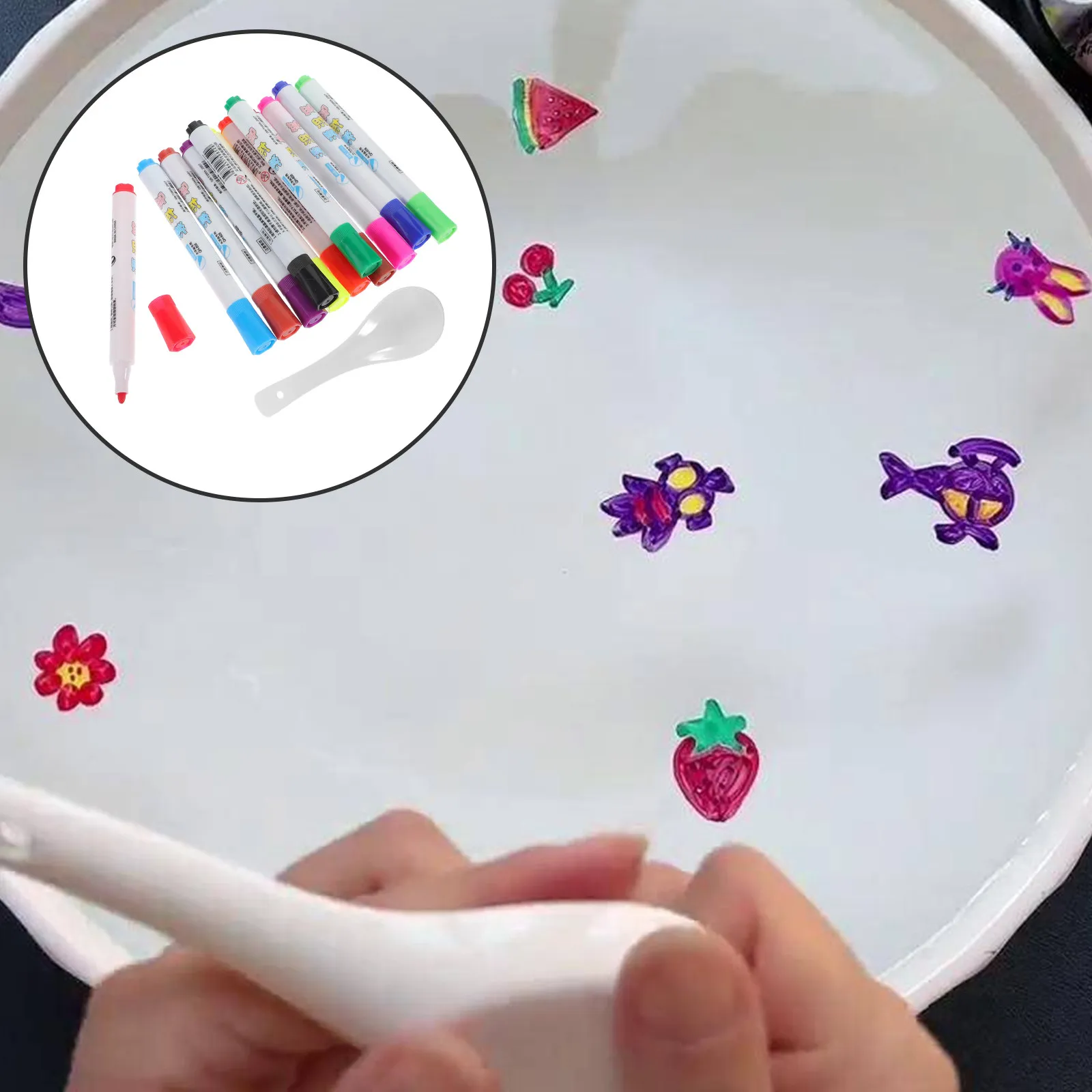 1세트 사무실 가정용 화이트보드 마커, 퇴색 방지, 널리 사랑받는 화이트보드 마커, 교실 문구, 가정용 필기 마커