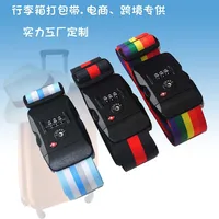 PP Luggage Belt 3 Digit Combination Luggage Strap with TSA Lock Travel EssentialsTravel Luggage Straps Suitcase Belts Adjustable 2
