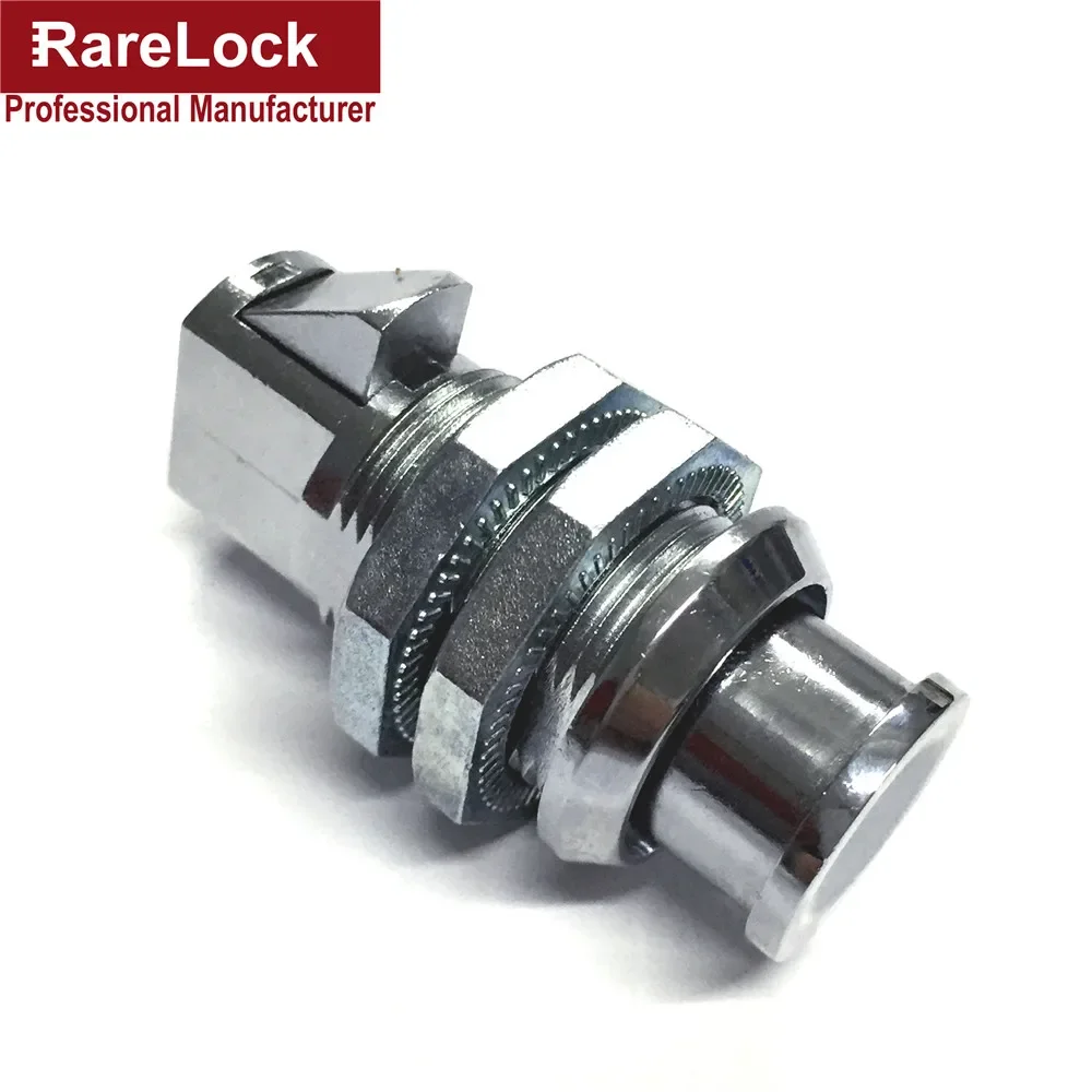 Fechadura sem Chave para Armário com Botão ou Trava por Chave para rv Gaveta Móveis Armário de Apresentação Caixa de ar Adequada Ms206 g