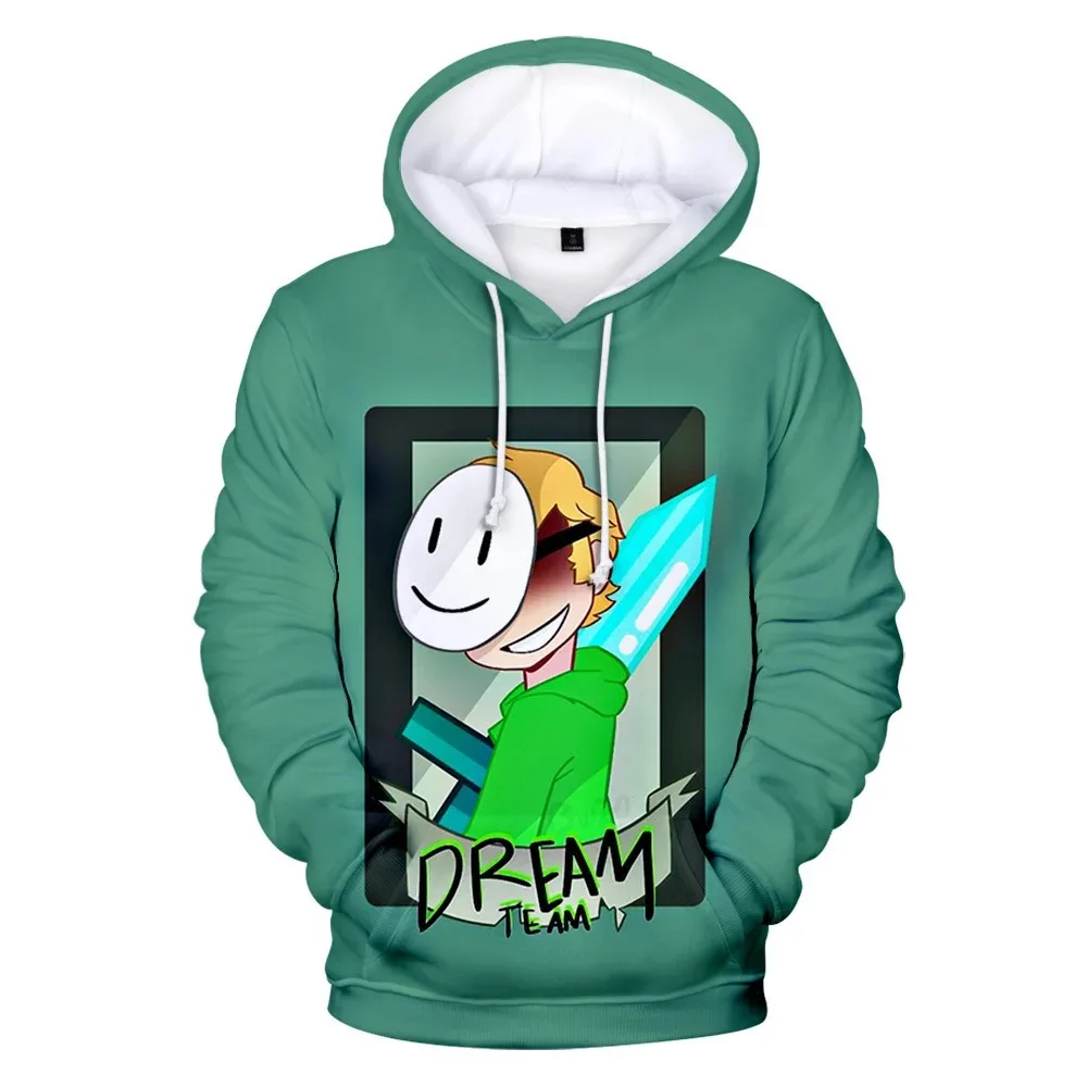 Dreamwastaken 3D Print Oversized Hoodies for Girls Teenagers Children's Sweatshirt for Boys Girls Sweat Shirt Dream Kids Hoodies
