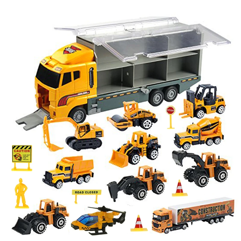 FYSUIMU Construction Vehicle Wrapping RRF12 Paper, Not Roll, 27.6 X 39 3 Inch Excavators Crane Gift Wrap Paper Construction Car Folded Art Paper Boyly Birt