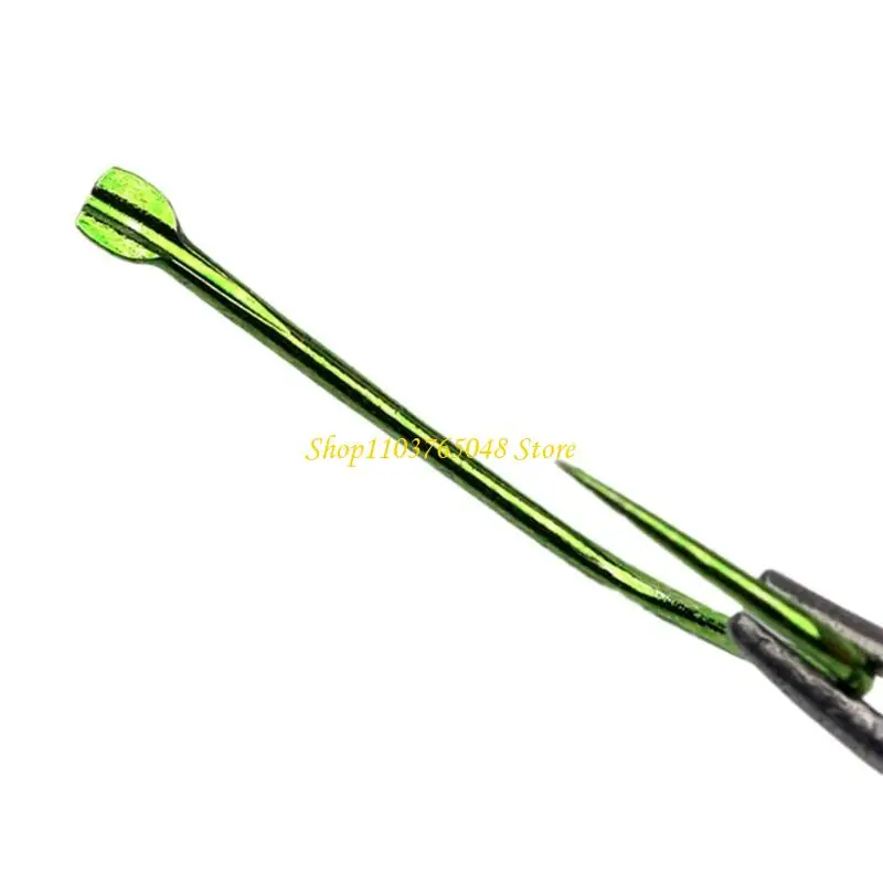 R53E 50pcs dünne Streifen Barmblöder Fischereihaken Größe Fischerkreis Haken einfach Gebrauch – Detail 10