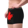 Custom Canada Maple Leaf Canadian Flag Boxer Shorts For Men 3D Printed Male Underwear Panties Briefs Stretch Underpants 3