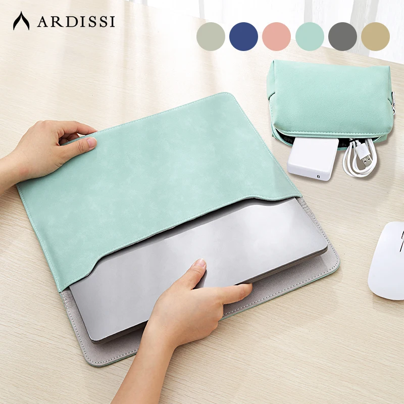 Ardissi Capa de Couro para o Microsoft Surface Laptop Bolsa Bolsa Surface Laptop go 12.4 13.5 15 Polegadas Book Pro 7x6 2023 - Imagem 4