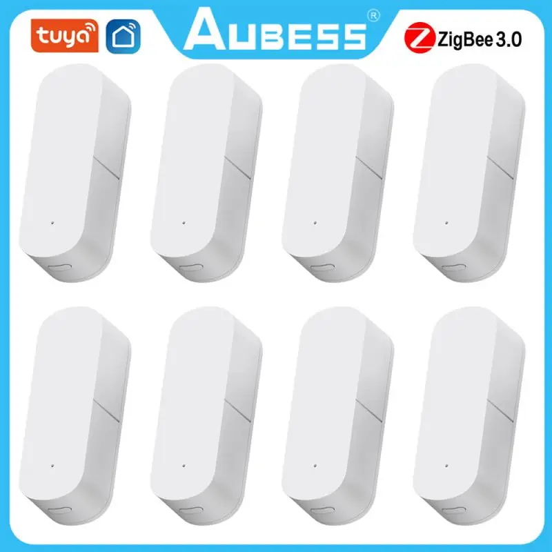

Датчик двери Tuya Smart Zigbee, детектор открытия и закрытия дверей, охранная сигнализация для дома, управление жизнью через Alexa Google Home