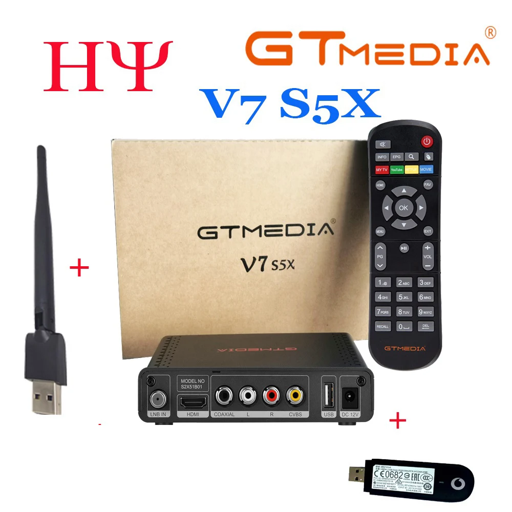 10pcs-Satellite-Receiver-Gtmedia-V7-S5X-DVB-S-S2-S2X-Full-HD-1080P-Set ...