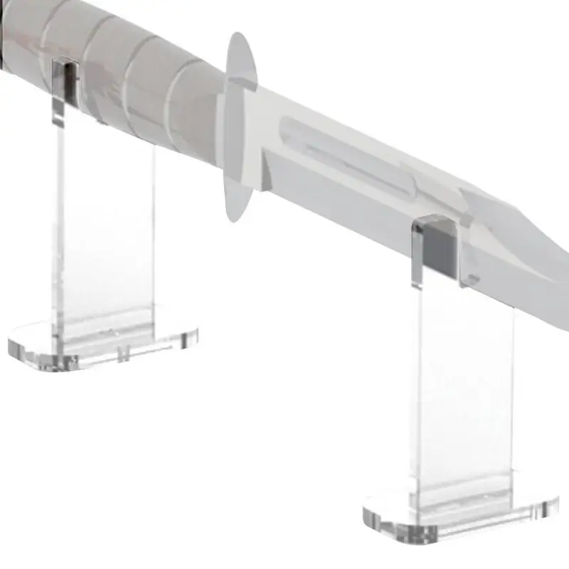 Acrylic Display Stand Knives Holder Cutter Display Rack For Knives Non Folding Knife Holder