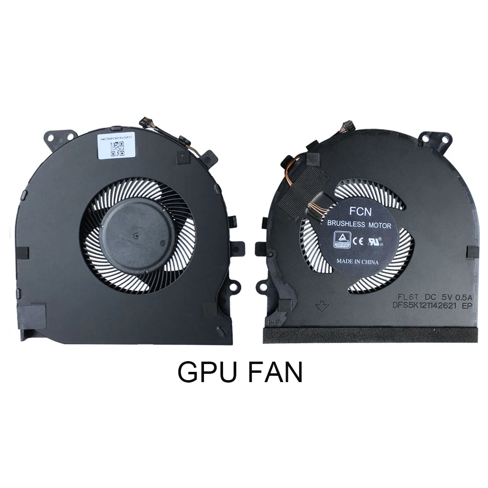 Razer Blade 15 RZ09-0270 02705E76 RZ09 3009 E97 GPU 쿨러 라디에이터 팬용 노트북 CPU 냉각 팬 New DFS5K 121142621   FLK7 FL6S