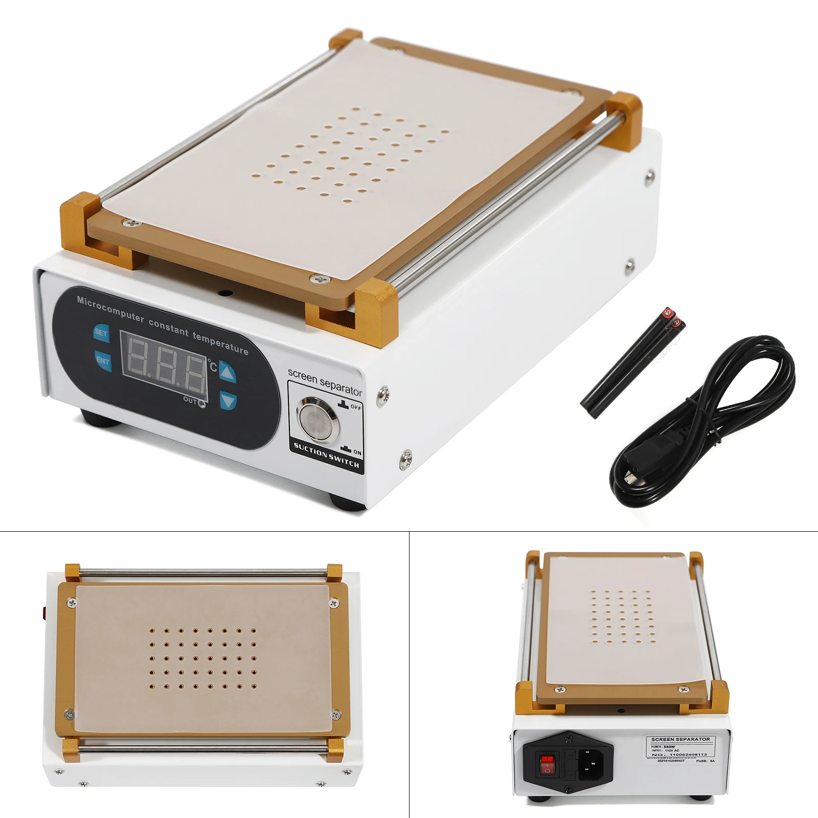 LCD スクリーン セパレーター マシン、12 インチ、携帯電話 iPad 修理