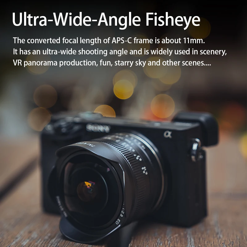 7artisans 7.5mm F2.8 Mark II 초광각 어안 수동 렌즈  E 후지 XF 니콘 Z 마이크로 M4/3 캐논 EOS-M M50 캐논 RF용
