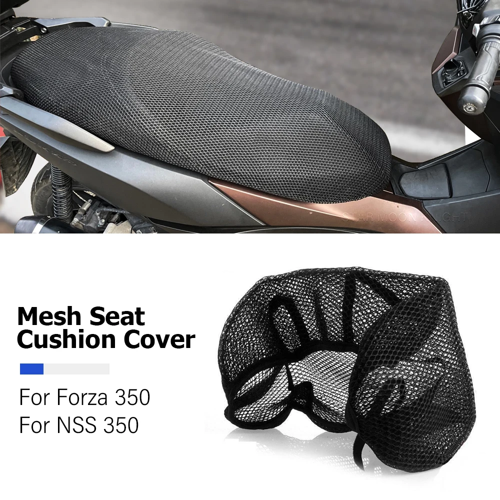 

For Honda For Forza350 NSS350 Forza NSS 350 Breathable Waterproof Honeycomb Mesh Seat Cushion Cover Motorcycle Accessories
