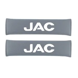 Cozy Cotton Seat Belt Cover Set - Auto Accessories (2 - Pack) (GRAY)