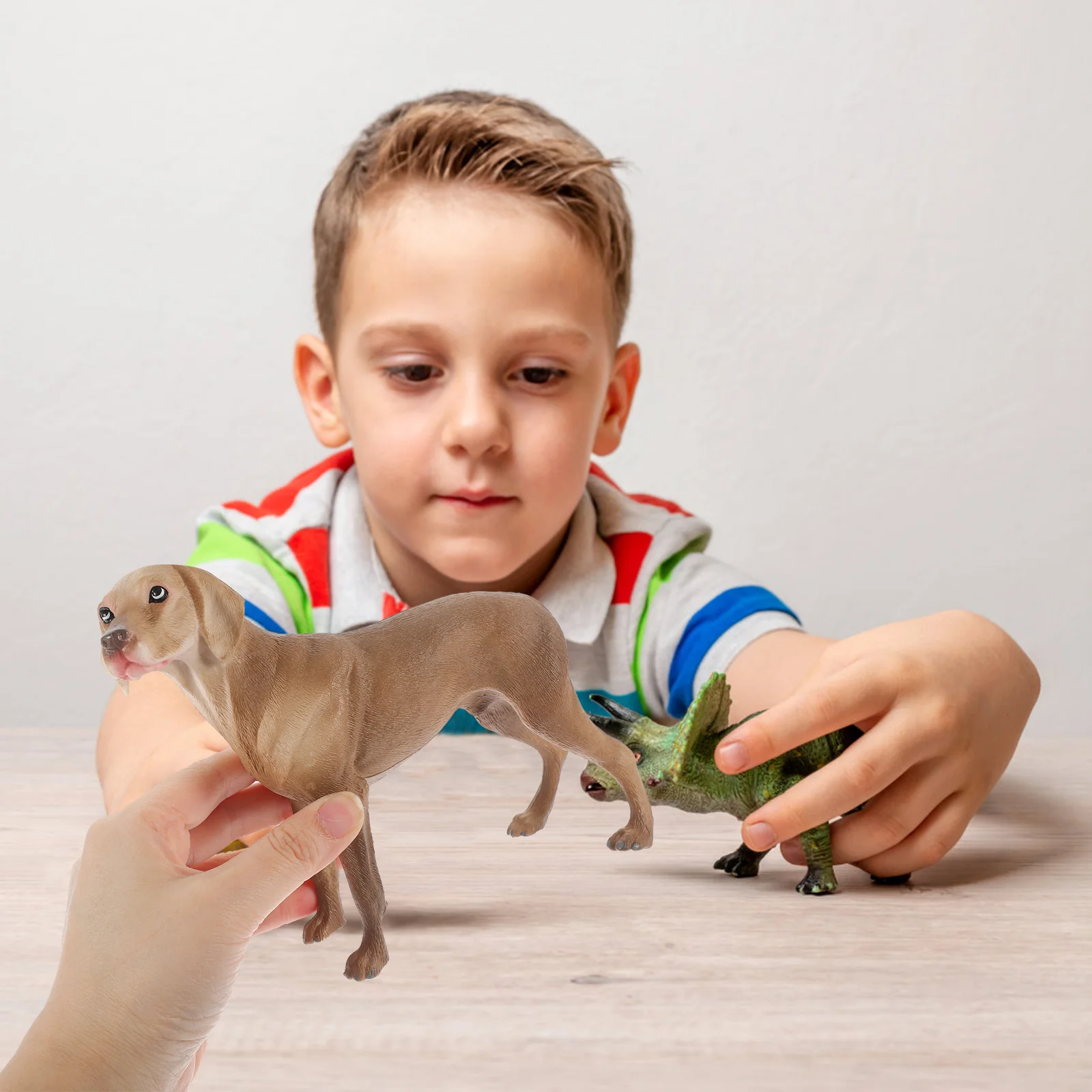 

Имитация статуи собаки домашний декор настольные реалистичные игрушечные Животные украшения