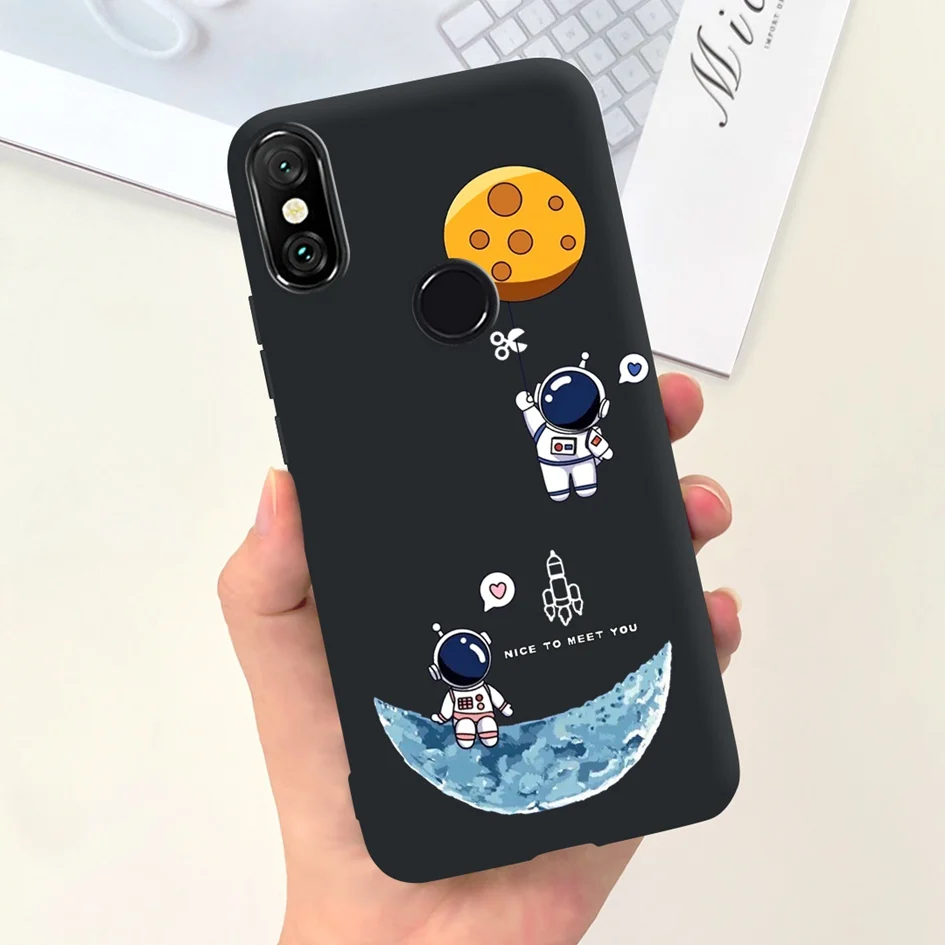 Charming Astronaut Silicone Soft Phone Case Cover - Cute Protective Bumper