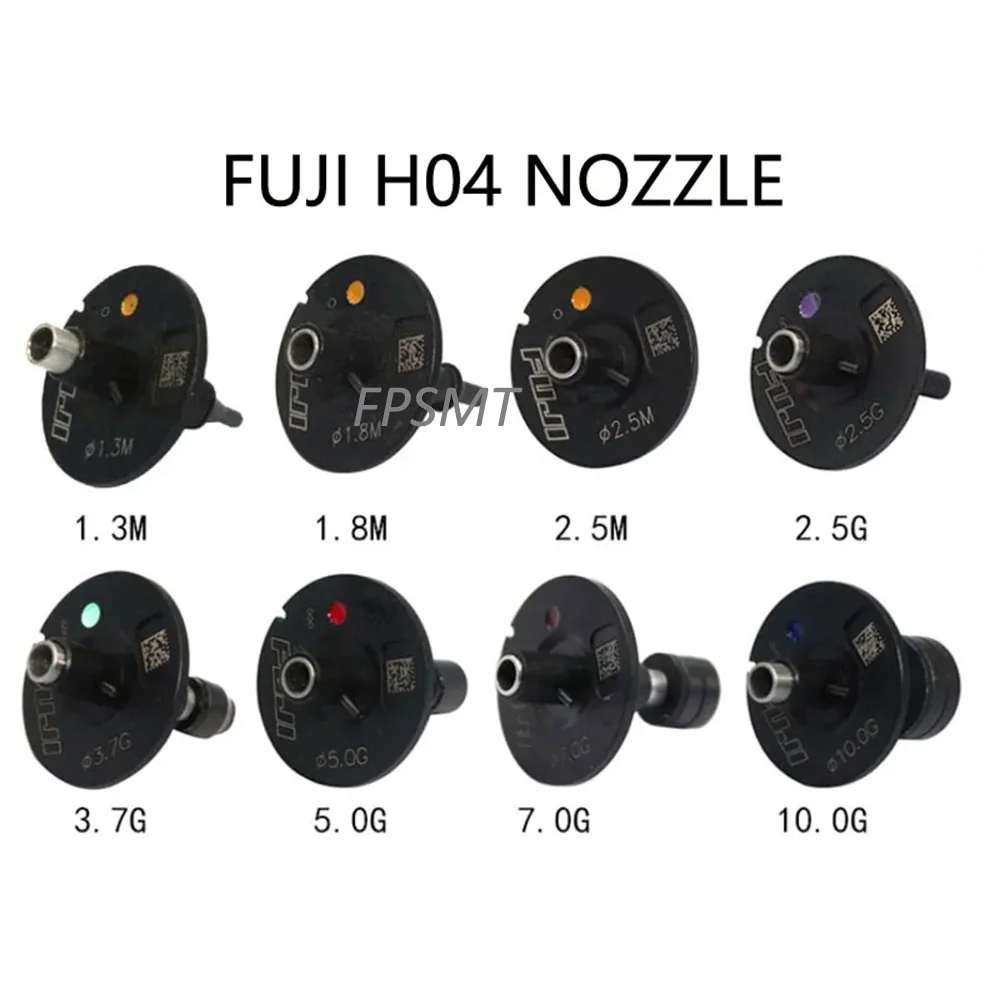 

FUJI NXT H04 Nozzles Working Head 2.5G 3.7G 5G 7G 10G 15G 1.3M 1.8M 2.5M NXT Chip Mounter SMT Fuji Nozzle