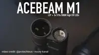 ACEBEAM Terminator M1 LED (прожектор) и масштабируемый LEP (прожектор) фонарик сверхдальний фонарик 1750 ярдов 3500 люмен