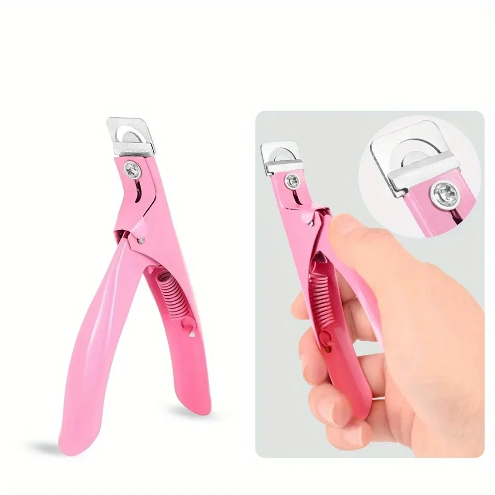 Professional Nail Capsule Cutter U-Shaped False Acrylic Nail Tips Cutter Stainless-Steel Cut Trimmer Manicure Scissors 1pc nail scissors set,electric nail clipper,nail clipper set,nail care kit,manicure pedicure kit,manicure nail clipper set,manicure sets,manicure set,nail clippers kit,nail clipper,nail clippers,folding scissors